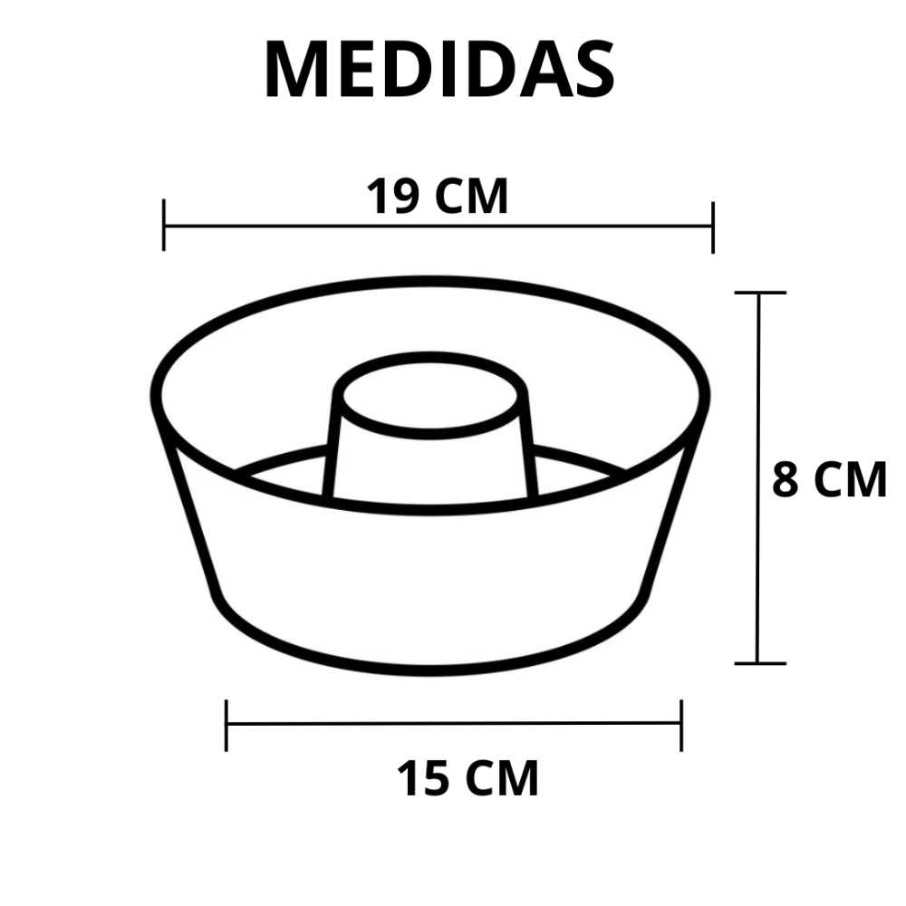 Forma 19 = 19 x 8 x 15 cm - Imagem 2